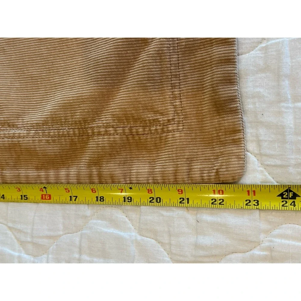 Tommy Hilfiger Pillowcases Shams Cordoroy Tan/Beige Set of‎ 2
